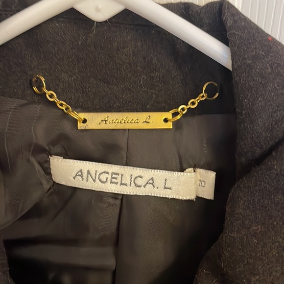 Angelica L, Vintage Wool Coat sz 10 - Picture 4 of 11